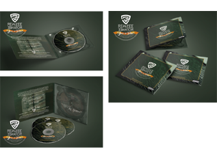 Concept création pochette couveture CD puck disque compact, Bluray à Montréal, Québec